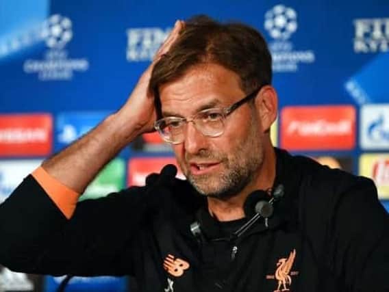 Liverpool boss Jurgen Klopp