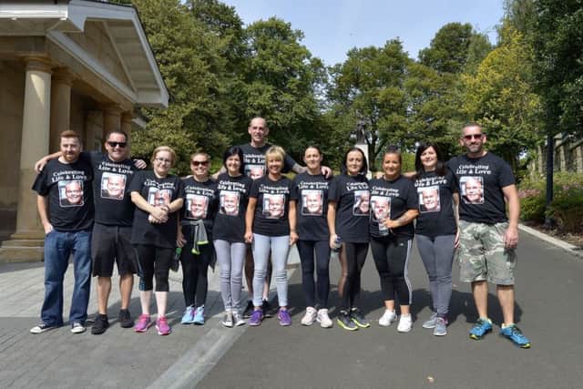 Some of the participations in the JP Coyle Memorial Walk, in aid of Saint Vincent De Paul, which set off from Brooke Park, on Saturday afternoon last, taking in one of JPs favourite walks. DER3218GS086