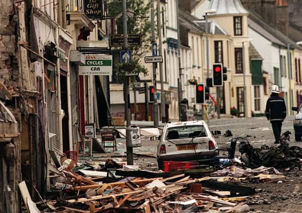 PACEMAKER BELFAST 15/08/98 The scene of devastation in Omagh back in August 15, 1998.