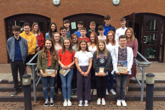 Year 13 Limavady Grammar School pupils who achieved 3 or more A/A* grades in their AS level exams