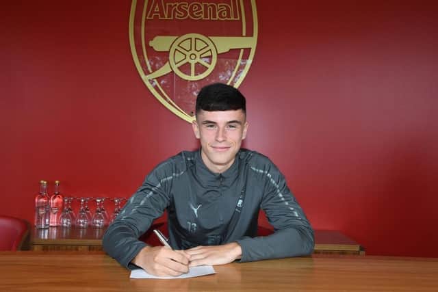 Derry man, Jordan McEneff pens his first professional deal with Arsenal.
