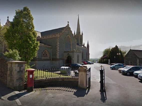 St Columb's Church on Chapel Road, Derry. Image from Google StreetView