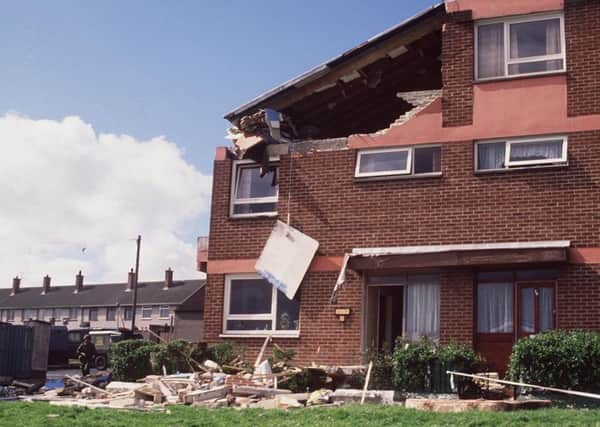 August 1988... Three people died in the IRA booby trap explosion at a flat in Kildrum Gardens in Derrys Creggan

Good Samaritan killing