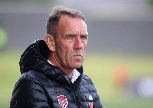 Derry City manager Kenny Shiels will watch tonights game from the stand, as he serves a one match suspension.