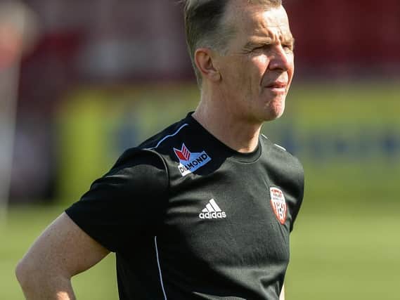 Derry City assistant boss, Hugh Harkin took charge of tonight's defeat to Bohemians at Brandywell in the absence of the suspended Kenny Shiels.