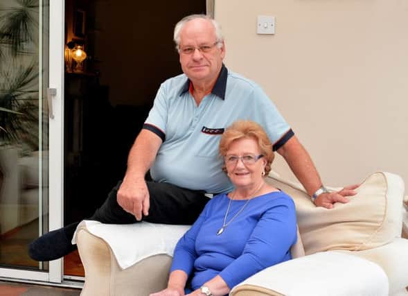 Joe and Carmel McMonagle pictured in their home on Wednesday afternoon last. DER3618GS023