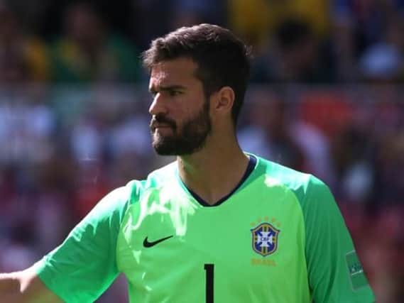 Liverpool goalkeeper Alisson
