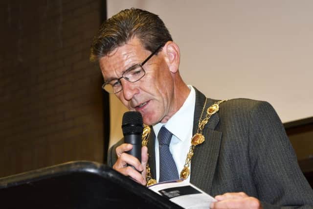 The Mayor, Councillor John Boyle. DER3018-125KM