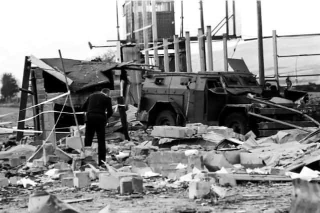 1990... The Coshquin bomb in which Derry man Patsy Gillespie died also claimed the lives of five British soldiers.