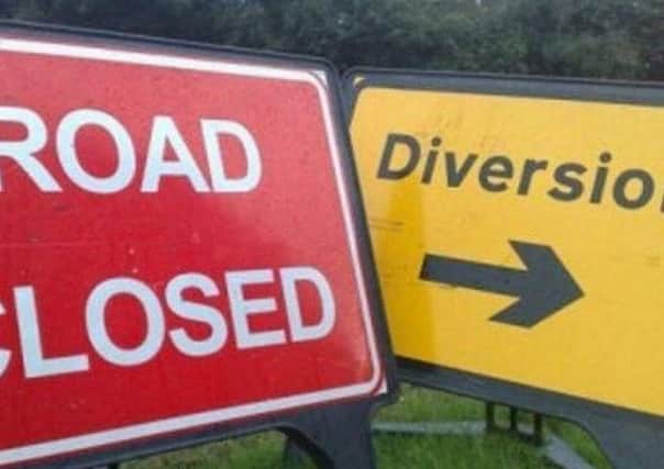 Roads are closed in Donegal.