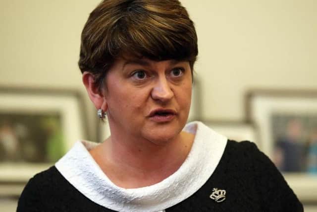 DUP leader, Arlene Foster.