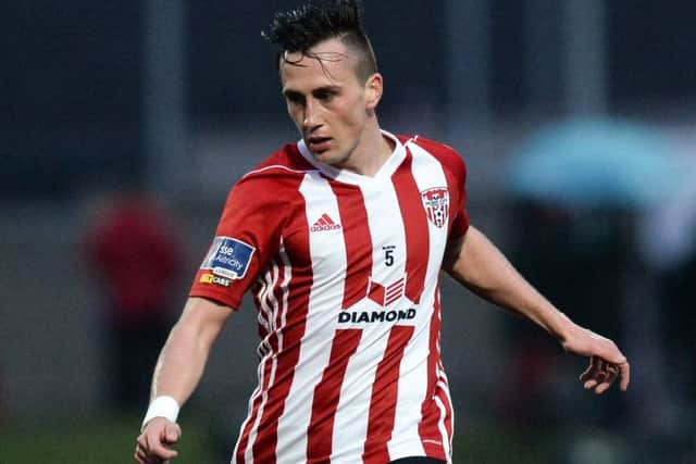 Aaron McEneff has laughed off suggestions has he has already agreed to leave Derry City.