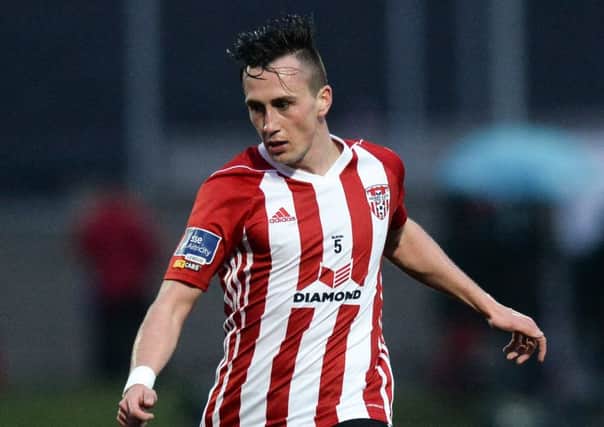 Aaron McEneff has laughed off suggestions has he has already agreed to leave Derry City.