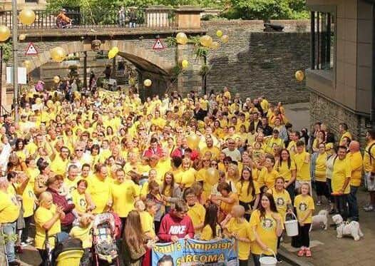 Paul's Campaign in a previous annual fundraising walk around the walls.