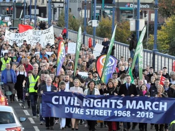 Sinn Fin's 'March for Equality.'