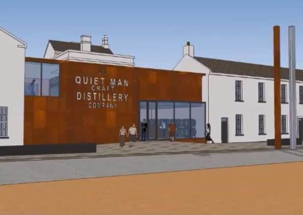 An artist's impression of how the new distillery will look.