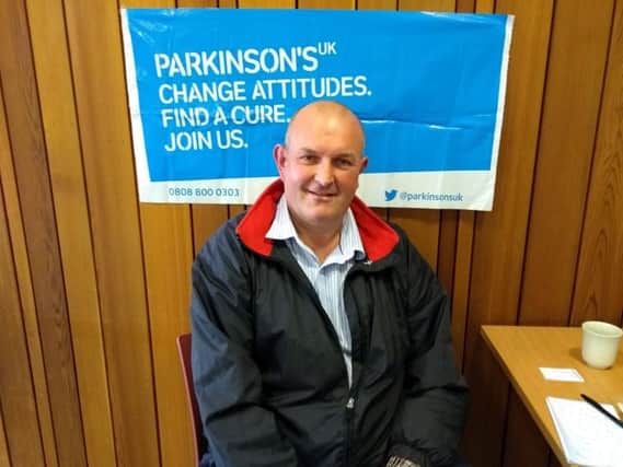 Les Hill, the new Chairman of Parkinson UK Foyle Branch
