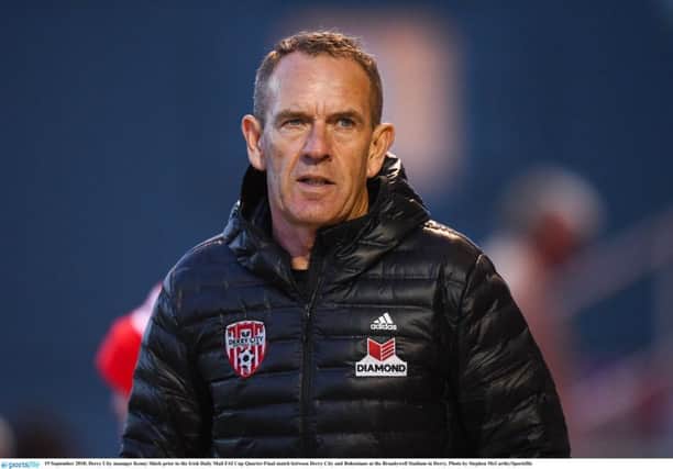 Derry City manager Kenny Shiels remains tight-lipped about Gerard Doherty's situation at the club.