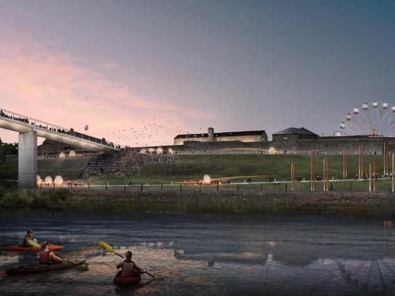An artist's impression of how the Our Future Foyle project could transform Derry.