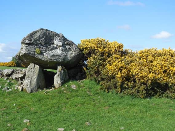 The Neolithic Tomb in the Derg Valley which will be explored as part of The Halloween Origins Tour.
