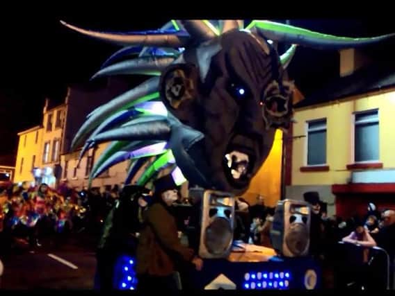 Hallowe'en parade in Carndonagh, County Donegal.