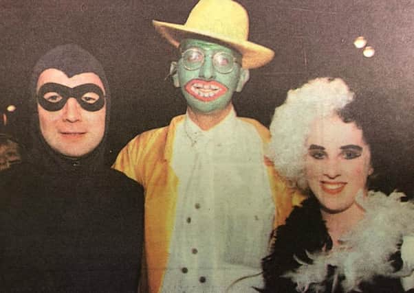 One of our 11 photographs from Derry's Hallowe'en celebrations in 1997.