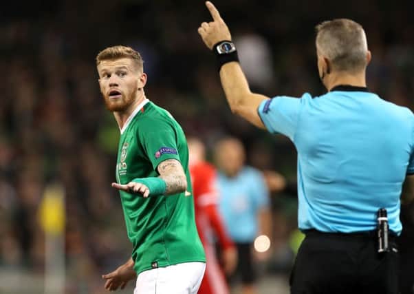 Republic of Ireland's James McClean .