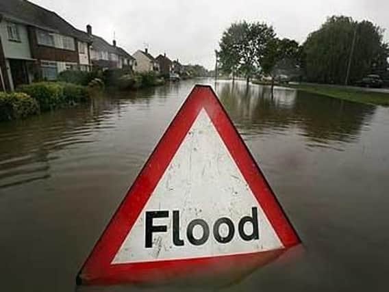 Flood warning.