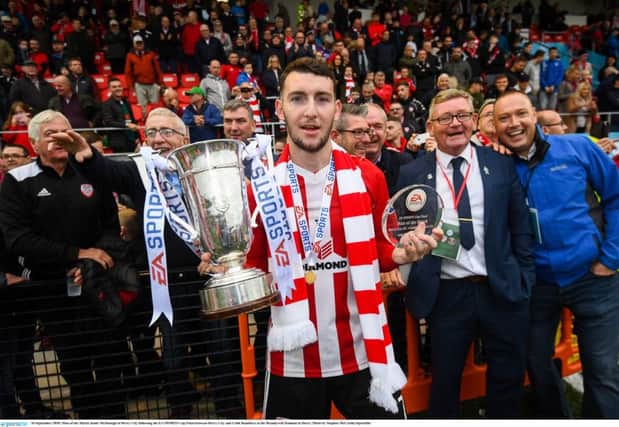 EA Sports Cup Final Man of the Match Jamie McDonagh of Derry City, says he hopes to remain at Derry City should nothing materialise from interest from English clubs.