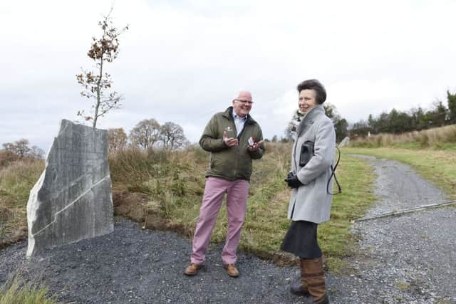 The Woodland Trusts Brackfield Wood, just outside Derry, received a visit from The Princess Royal (Picture: Michael Cooper)