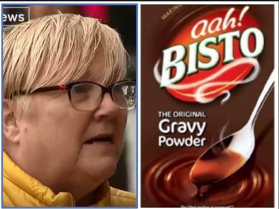 The woman was speaking to Channel 4 News journalist, Paraic O'Brien.