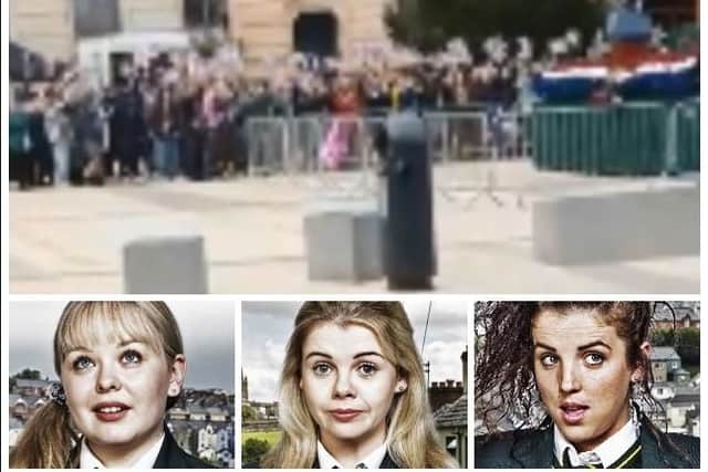 Filming for season two of Derry Girls is taking place in Derry city centre.