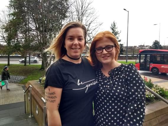 Dee McConnellogue and Abigail Elder-Mullan who have set up Mums Mind NI to support pregnant women and mum's struggling with their mental health