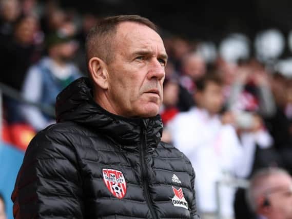 Former Derry City manager Kenny Shiels, whose mother Elizabeth sadly passed away on Monday.