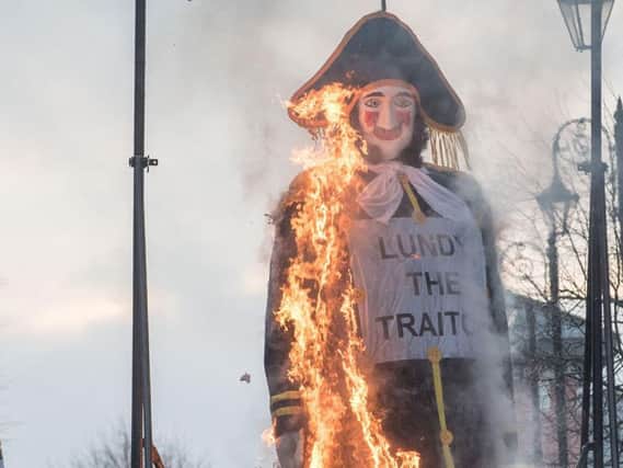 An effigy of Colonel Robert Lundy will be burned in Derry tomorrow.