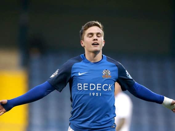 Josh Daniels enjoying life at Glenavon, Pic by INPHO.