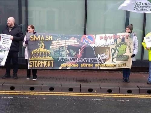 Capita protest.