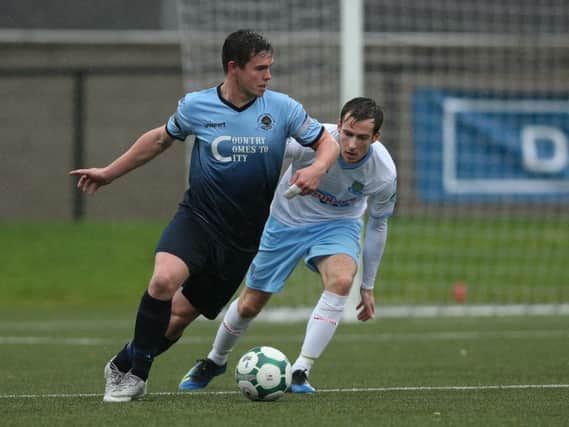 Institute captain Michael McCrudden has now netted 14 goals this season.