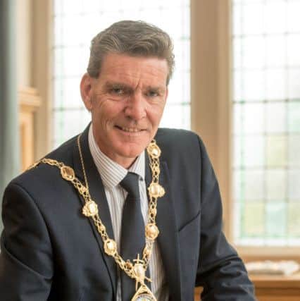 Councillor John Boyle. Mayor of Derry City and Strabane District Council. Picture Martin McKeown. Inpresspics.com. 15.06.18