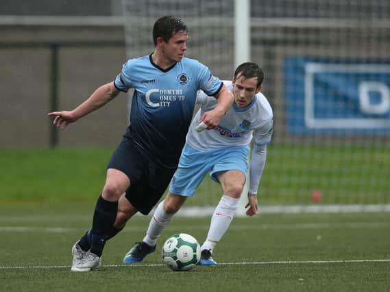 Institute's Michael McCrudden first half penalty sealed the win over Ards.