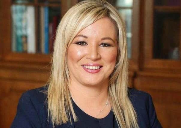 Sinn Fein Leader in the North of Ireland, Michelle O'Neill.