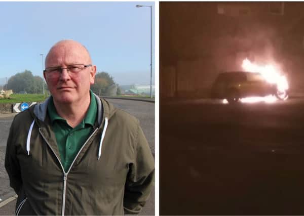Sinn Fein Councillor Kevin Campbell has condemned arsonists who set fire to a car near homes in Creggan on Thursday night.