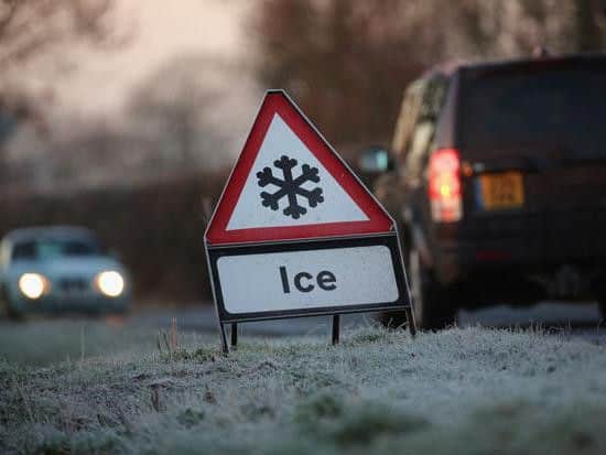 Motorists should expect an increase in icy road conditions.