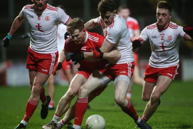 Enda Lynn's 0-2 was not enough to stop Tyrone progressing to the 2019 Dr. McKenna Cup final.