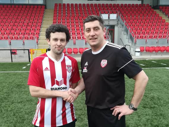 Derry City manager Declan Devine welcomes Barry McNamee back to the club.