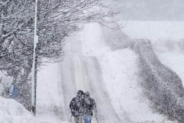 Snow could arrive in the North of Ireland this weekend.