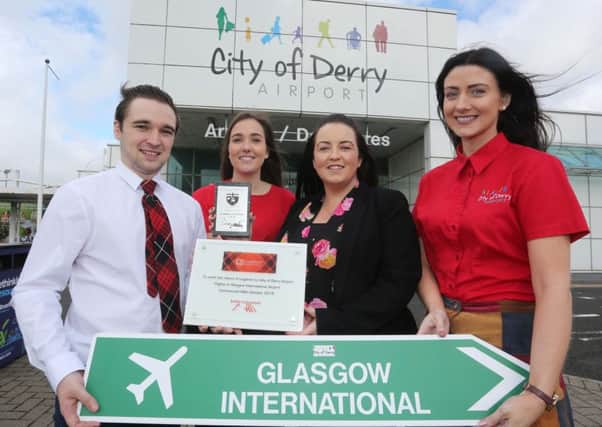 City of Derry Airport celebrated the return of Loganair last year.