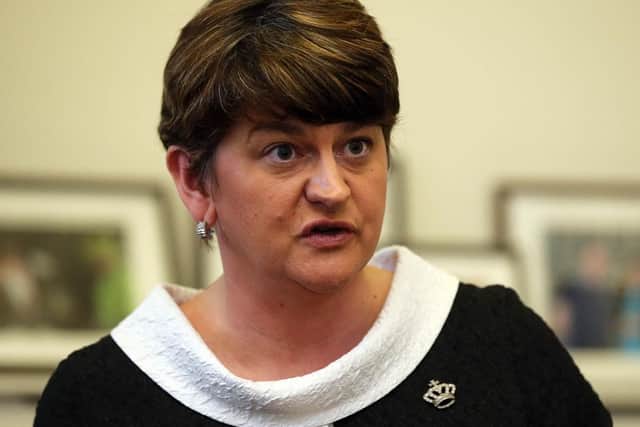 DUP leader, Arlene Foster.