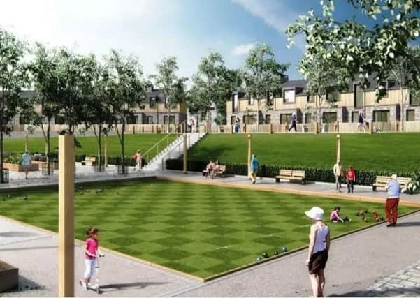 An artist's impression of part of the retirement village.