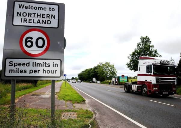 The border between Northern Ireland and the Republic of Ireland.